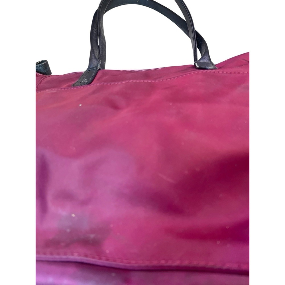 Michael Kors Womens Burgundy Inner Pockets Double Handle Classic Tote‎ Bag - Picture 10 of 10